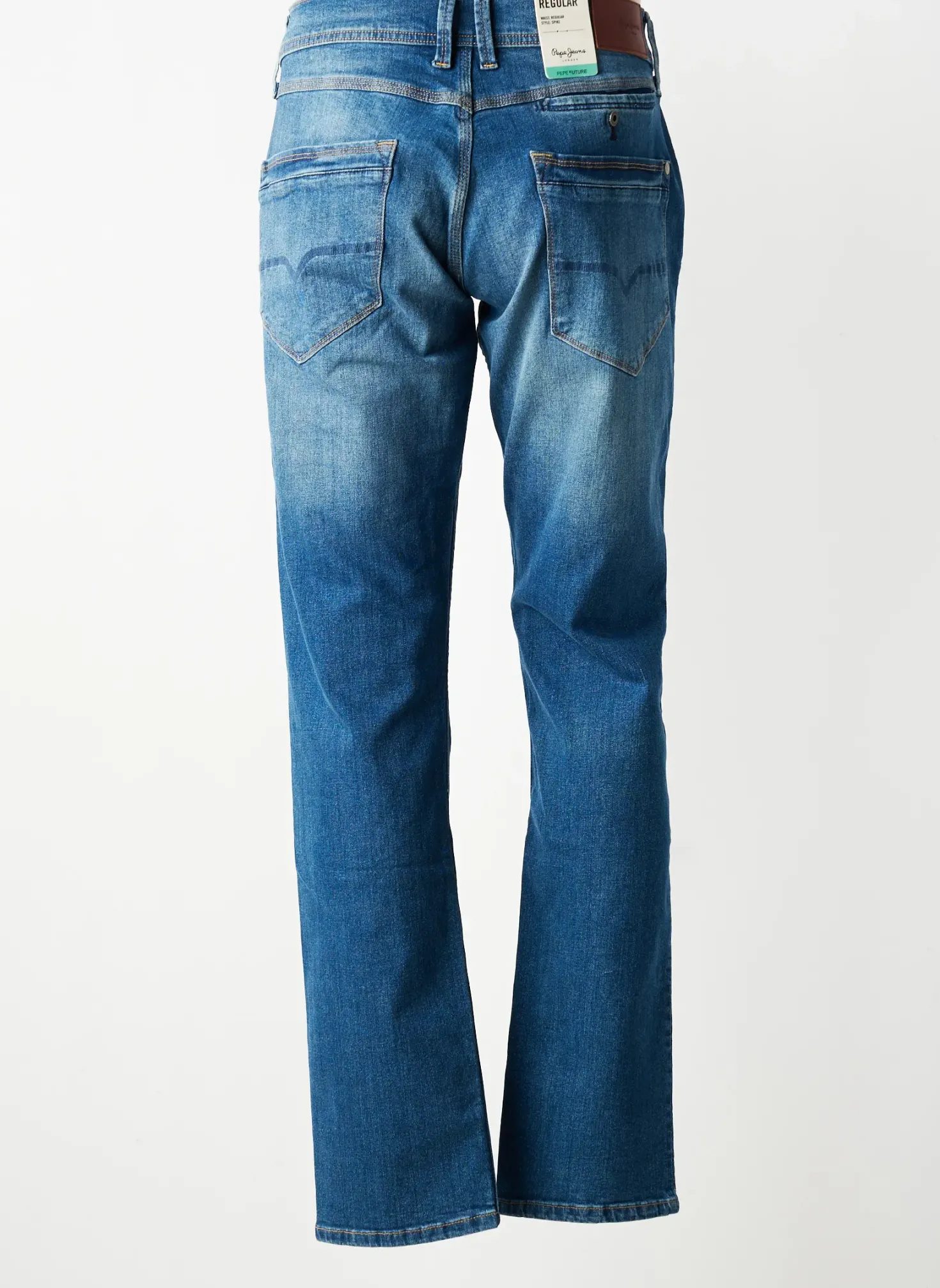 Jeans Coupe Droite Pepe Jeans Bleu Taille Normale
