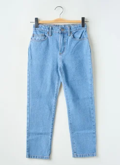 Jeans Coupe Droite Petit Bateau Bleu