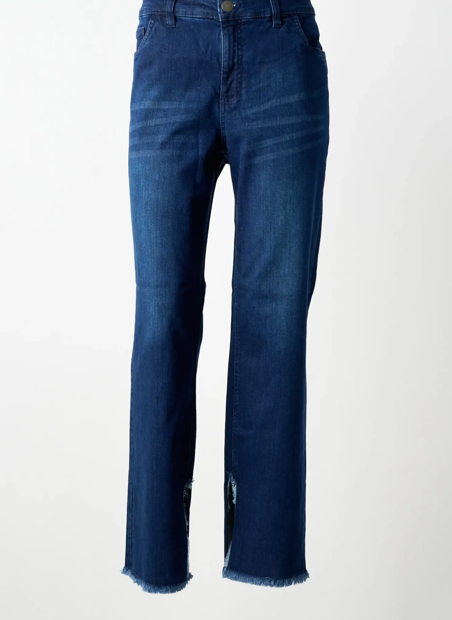Jeans Coupe Droite Sheego Bleu Taille Normale