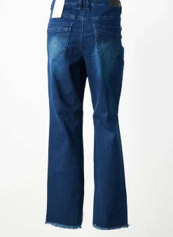 Jeans Coupe Droite Sheego Bleu Taille Normale