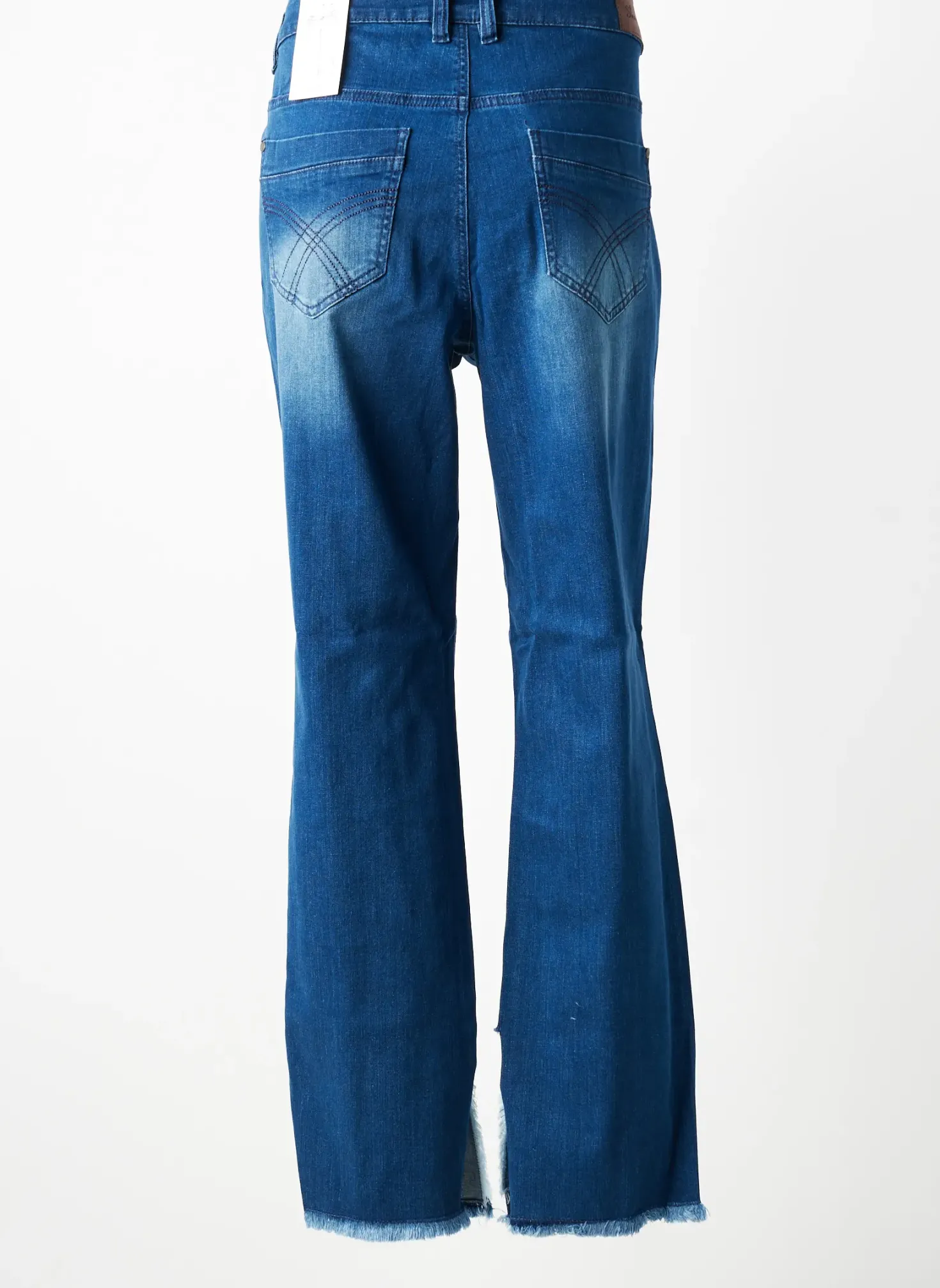 Jeans Coupe Droite Sheego Bleu Taille Normale