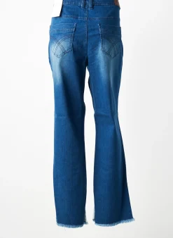 Jeans Coupe Droite Sheego Bleu Taille Normale