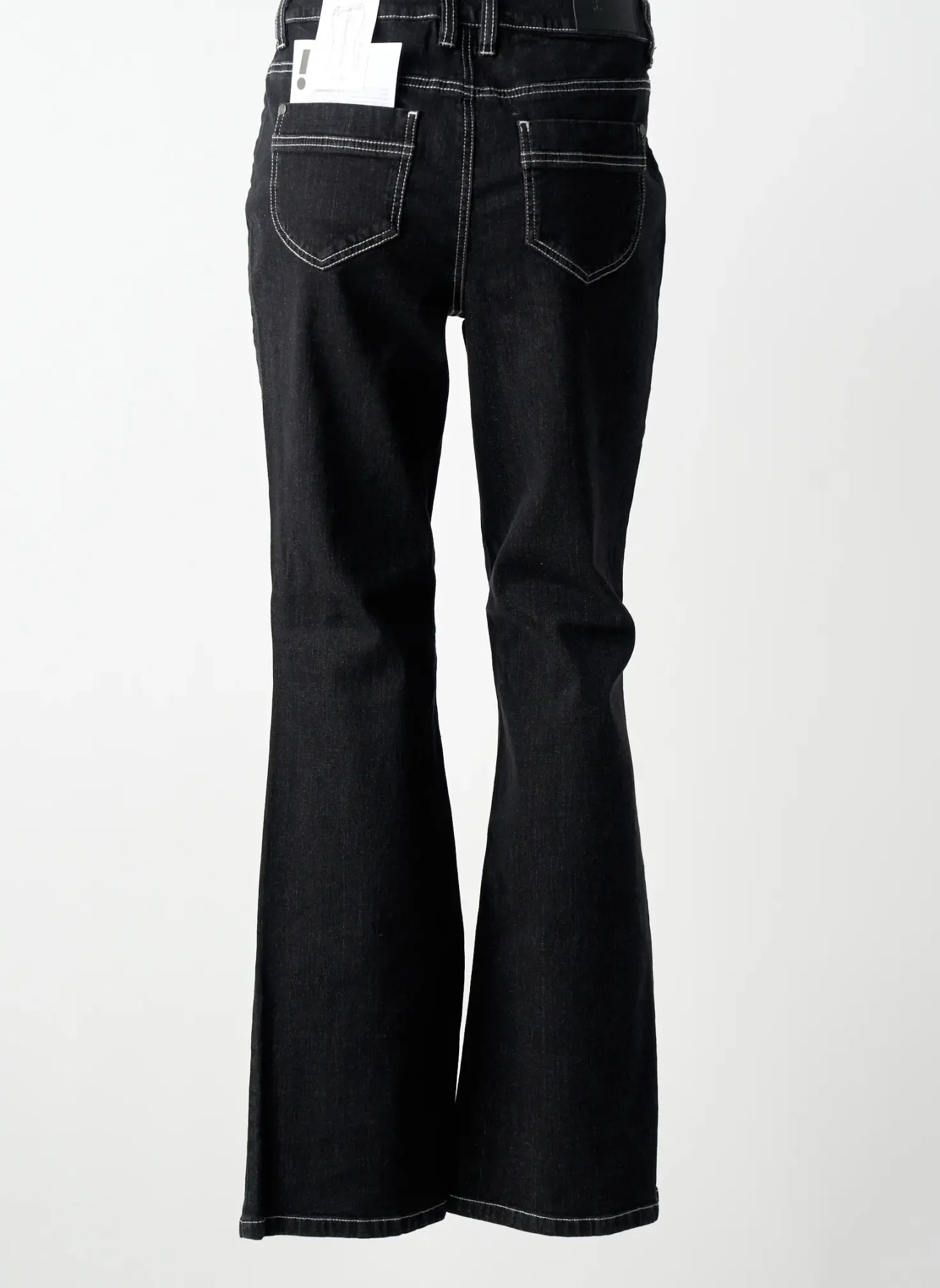 Jeans Coupe Droite Sheego Noir Taille Normale