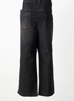 Jeans Coupe Droite Sheego Noir Taille Normale