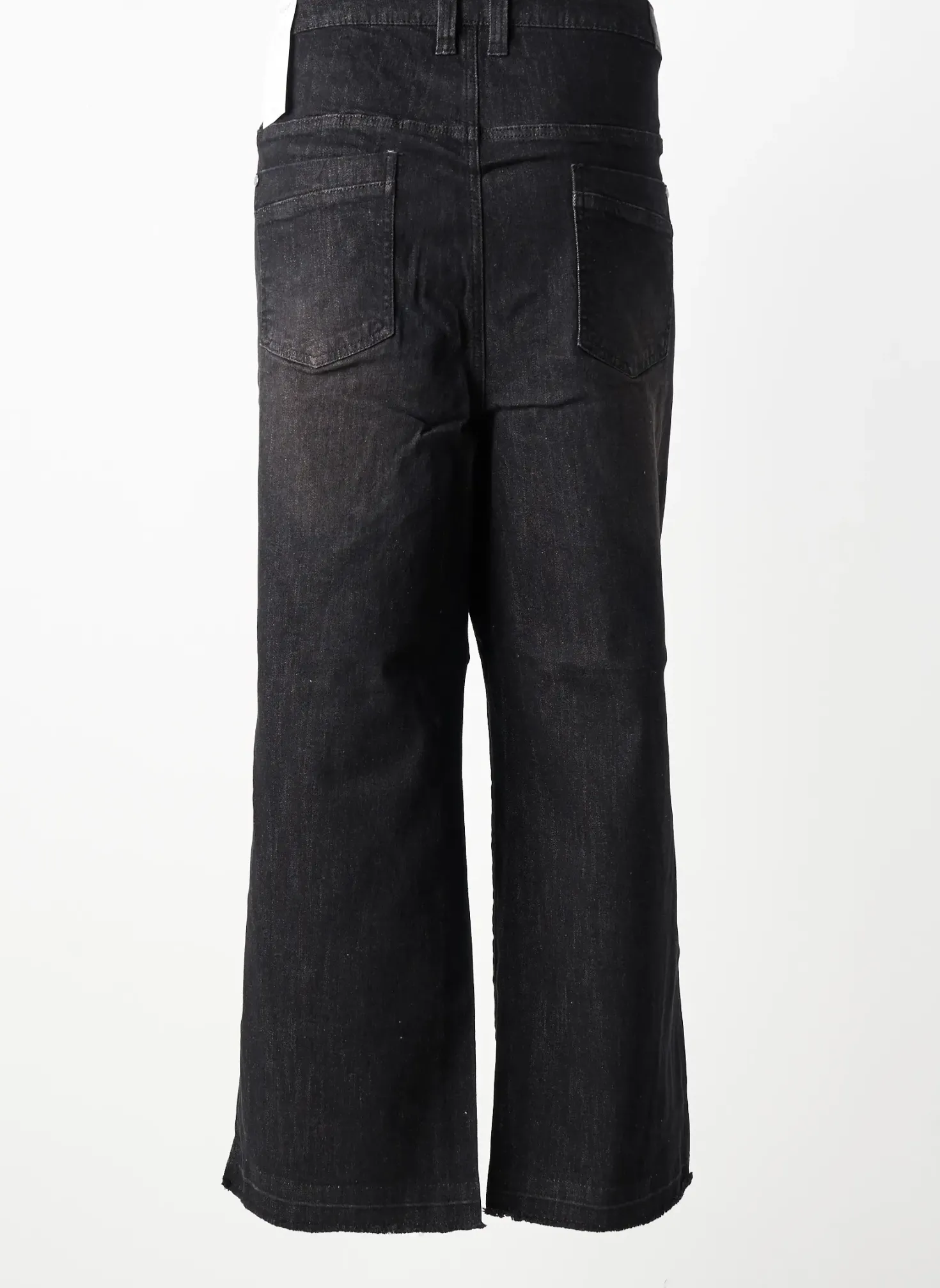 Jeans Coupe Droite Sheego Noir Taille Normale