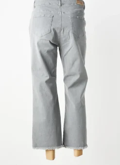 Jeans Coupe Droite Signe Nature Gris Taille Normale