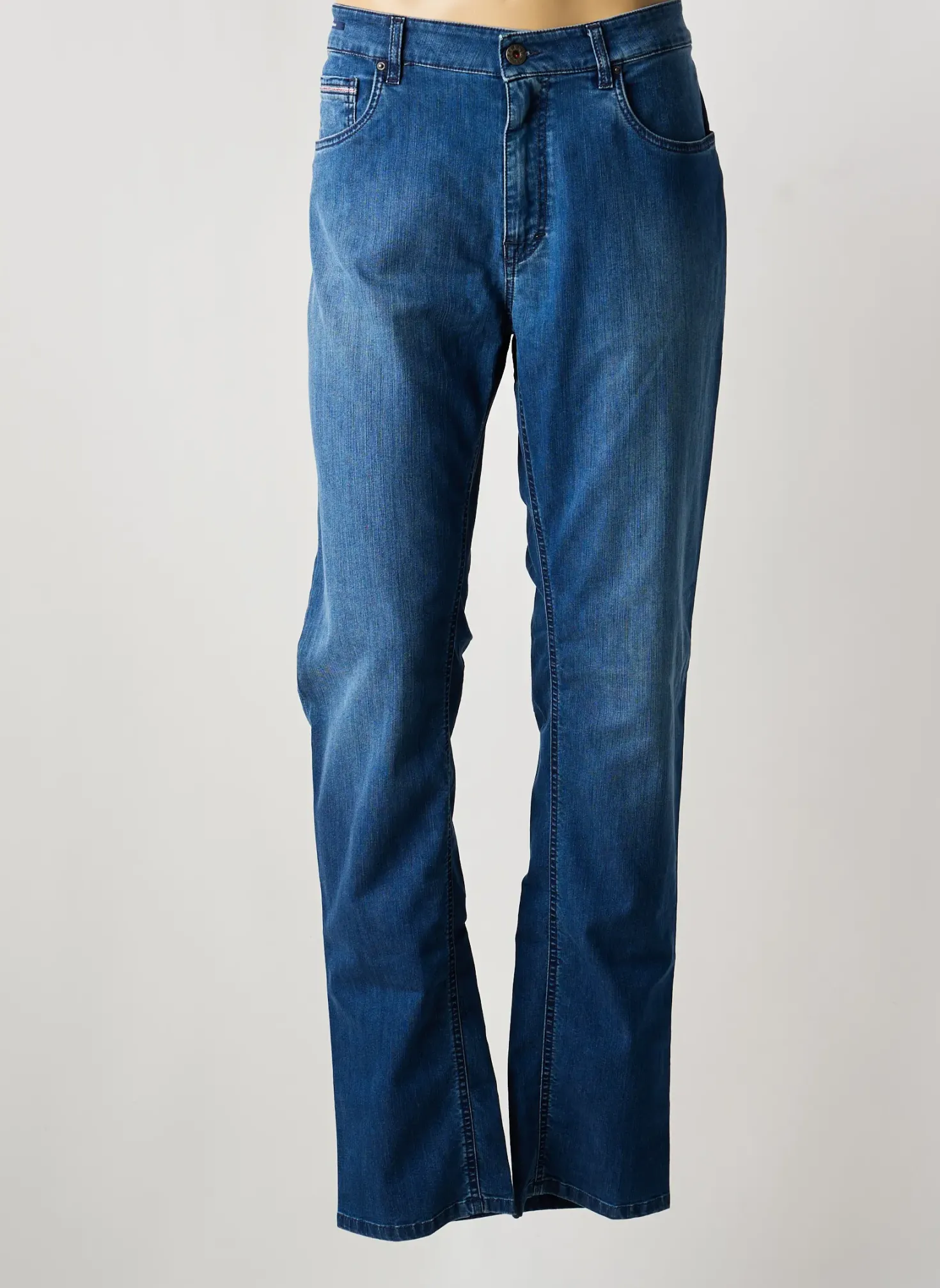 Jeans Coupe Droite Teleria Zed Bleu Taille Normale