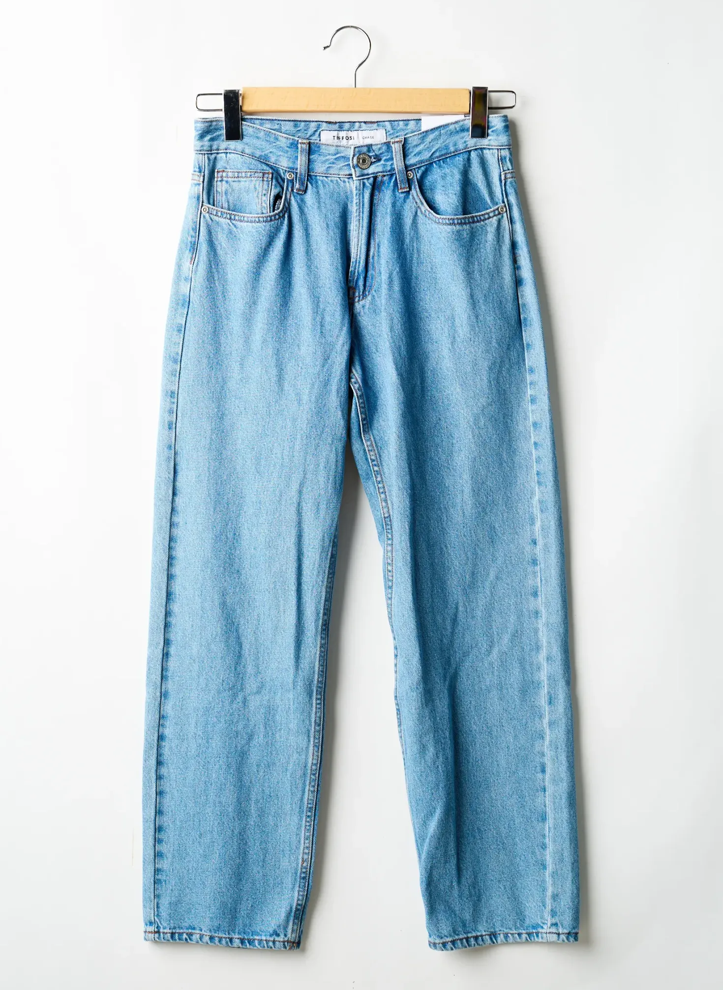 Jeans Coupe Droite Tiffosi Bleu