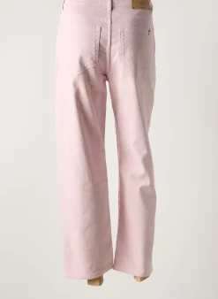 Jeans Coupe Droite Weekend Maxmara Rose Taille Haute