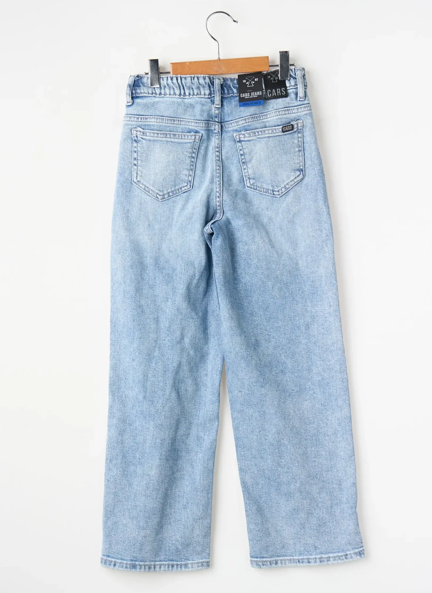 Jeans Coupe Large Cars Jeans Bleu