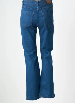 Jeans Coupe Large Devernois Bleu Taille Normale