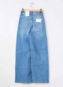 Jeans Coupe Large Garcia Bleu