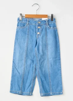 Jeans Coupe Large Mayoral Bleu Taille Ajustable