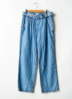 Jeans Coupe Large Mayoral Bleu Taille Élastique