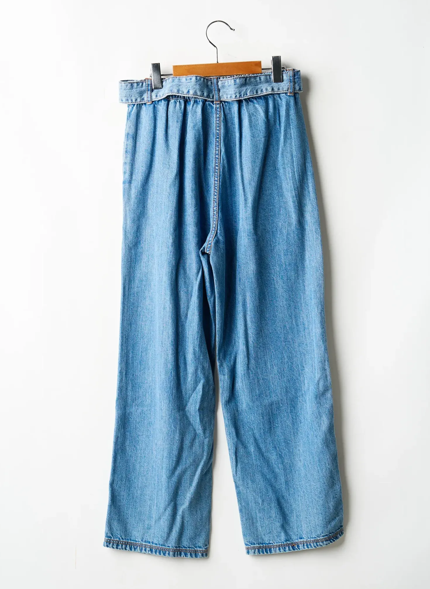 Jeans Coupe Large Mayoral Bleu Taille Élastique