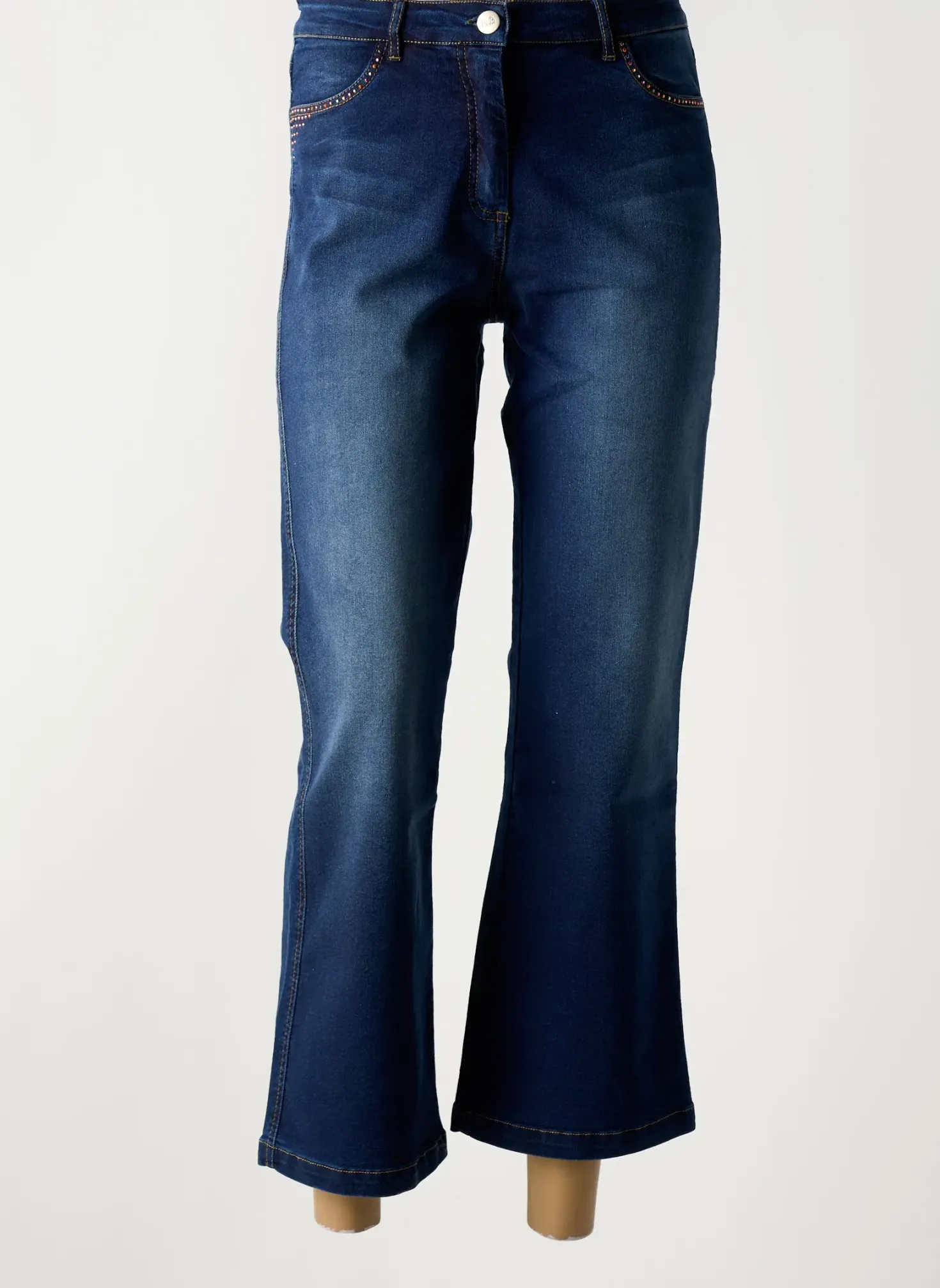 Jeans Coupe Large Paul Brial Bleu