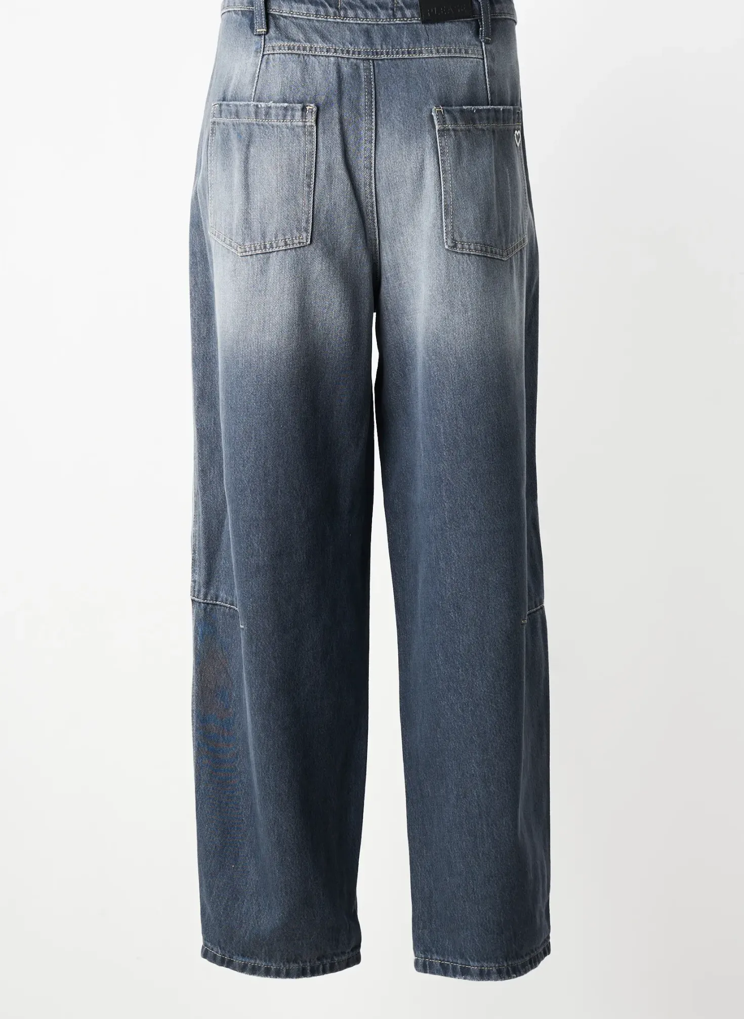 Jeans Coupe Large Please Bleu Taille Normale