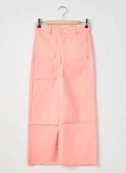 Jeans Coupe Large Zy Rose Taille Ajustable