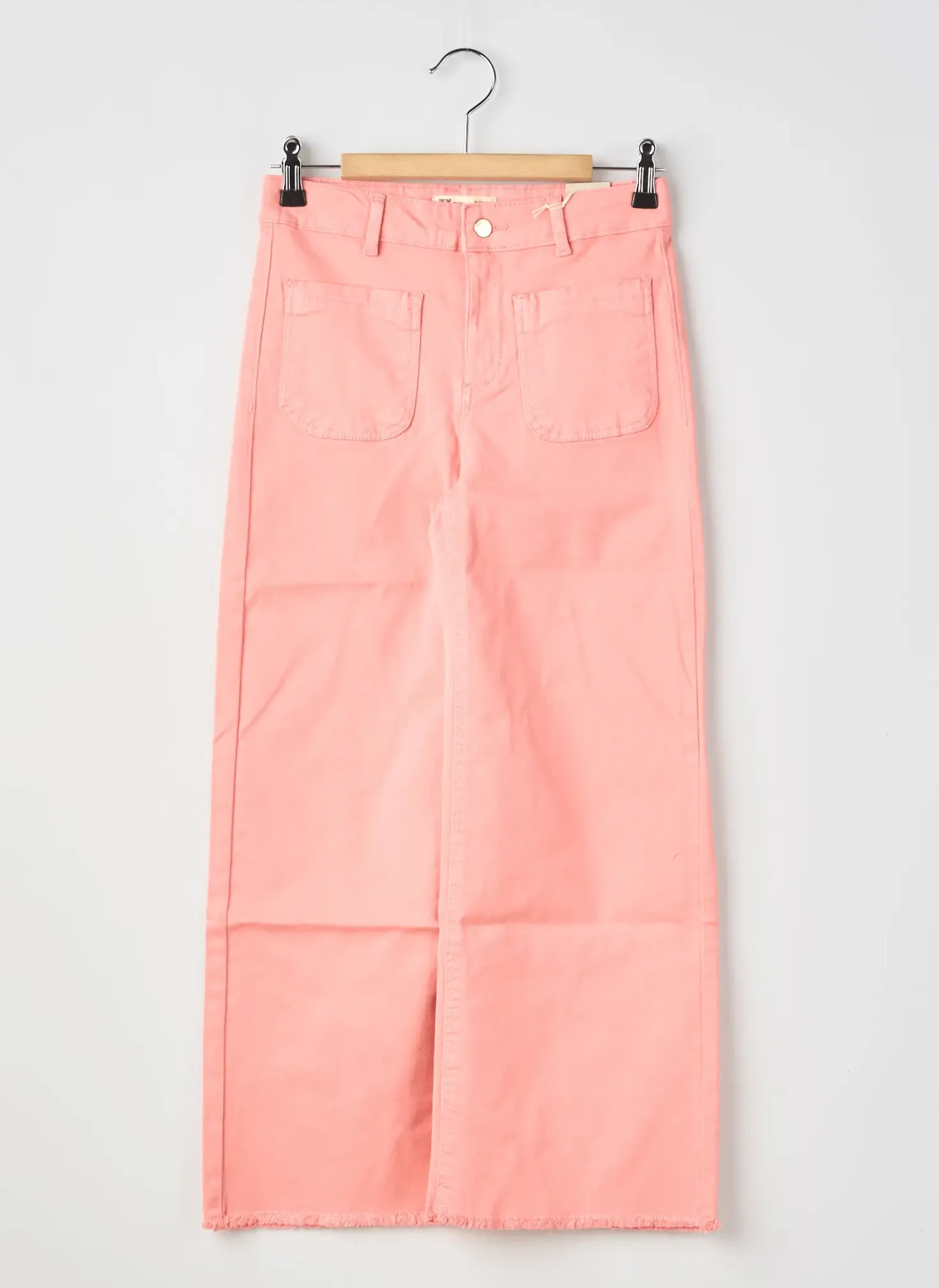 Jeans Coupe Large Zy Rose Taille Ajustable