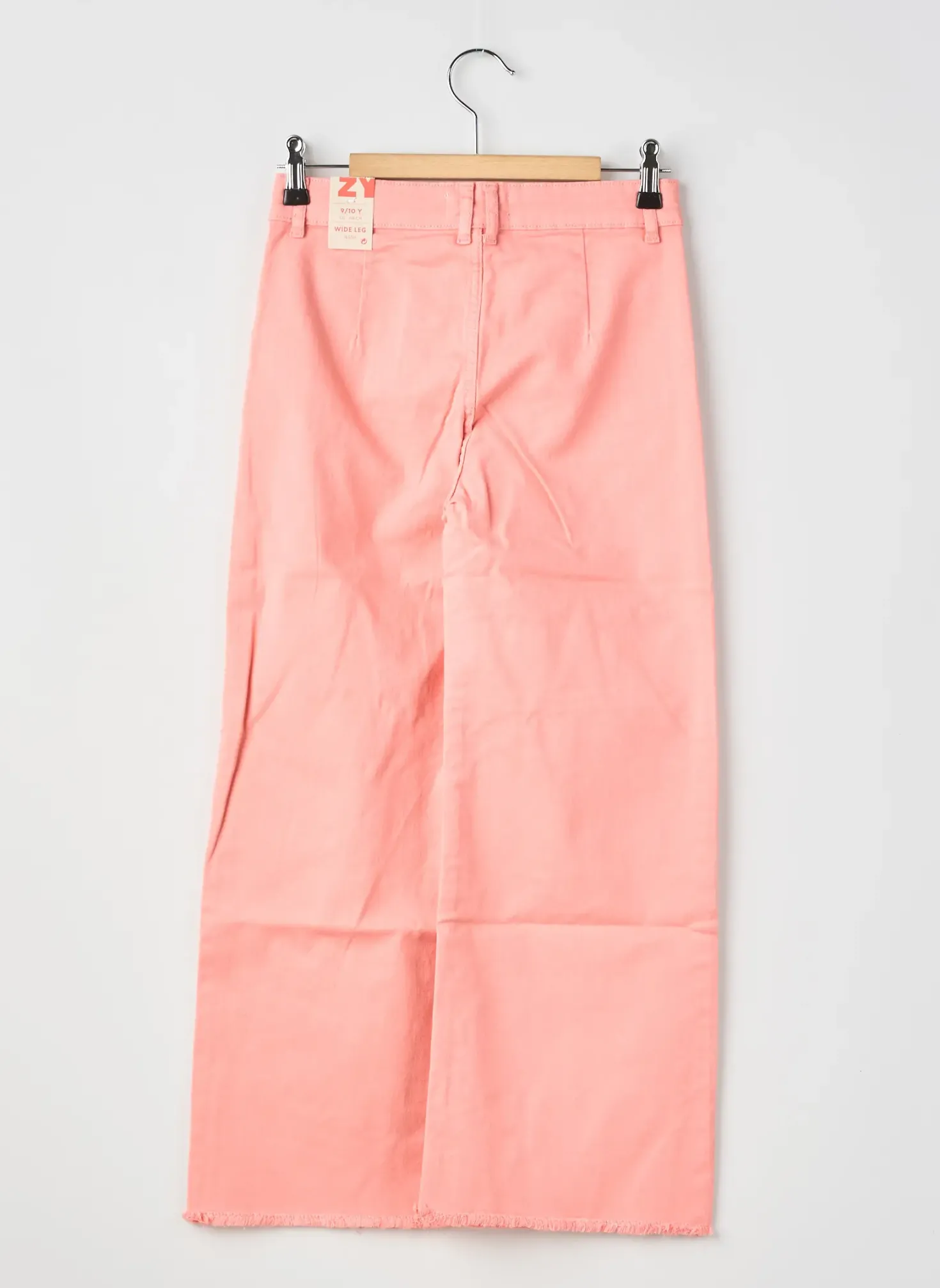 Jeans Coupe Large Zy Rose Taille Ajustable