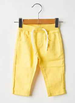 Jeans Coupe Slim Absorba Jaune Taille Élastique