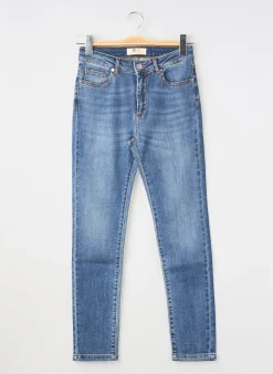 Jeans Coupe Slim Atelier Bô..m Bleu Taille Normale
