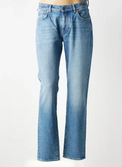 Jeans Coupe Slim Barmas Bleu Clair Taille Normale