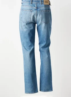 Jeans Coupe Slim Barmas Bleu Clair Taille Normale