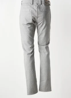 Jeans Coupe Slim Barmas Gris Taille Normale
