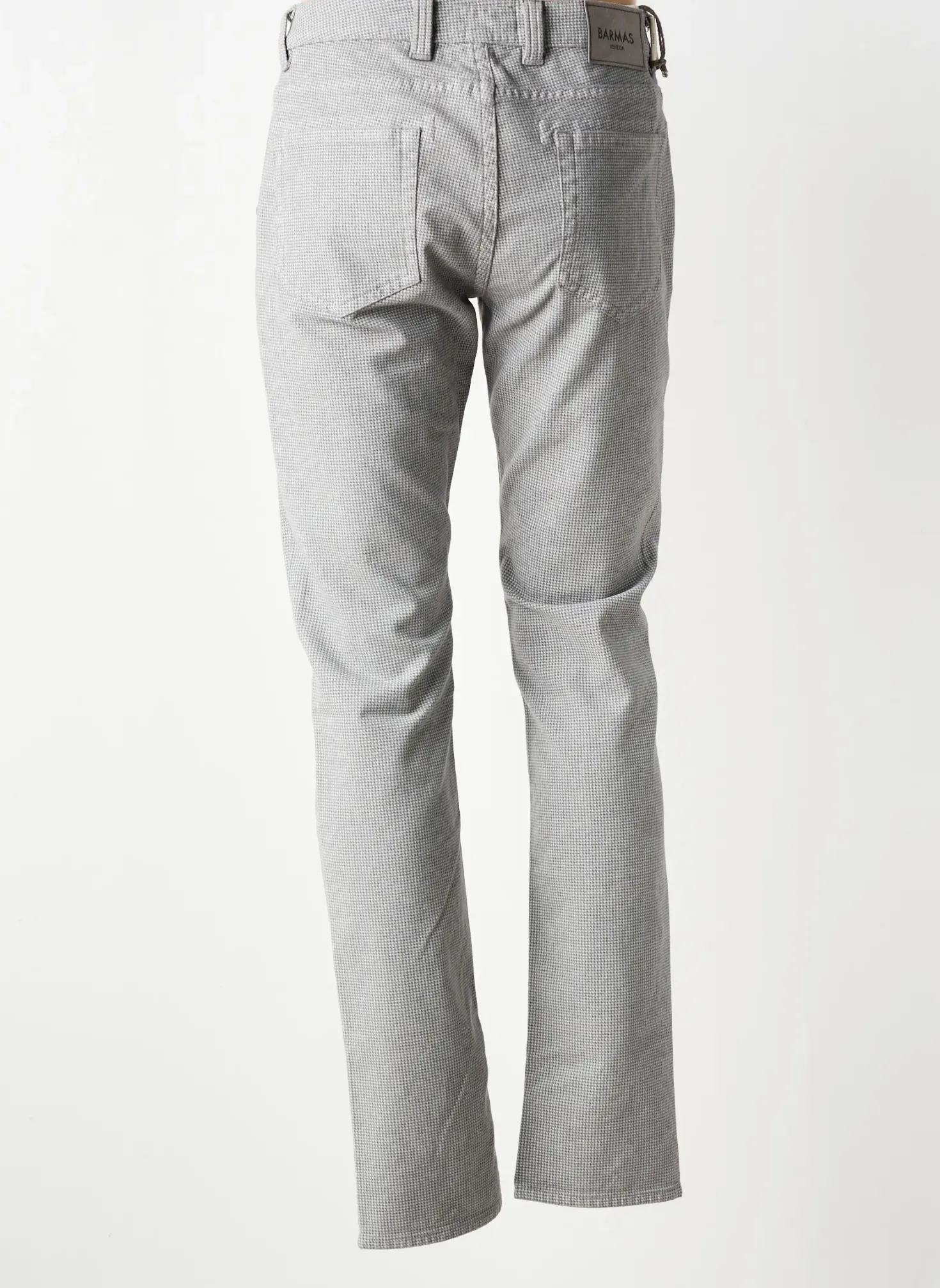 Jeans Coupe Slim Barmas Gris Taille Normale