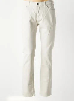 Jeans Coupe Slim Barmas Gris Taille Normale