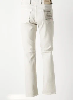 Jeans Coupe Slim Barmas Gris Taille Normale
