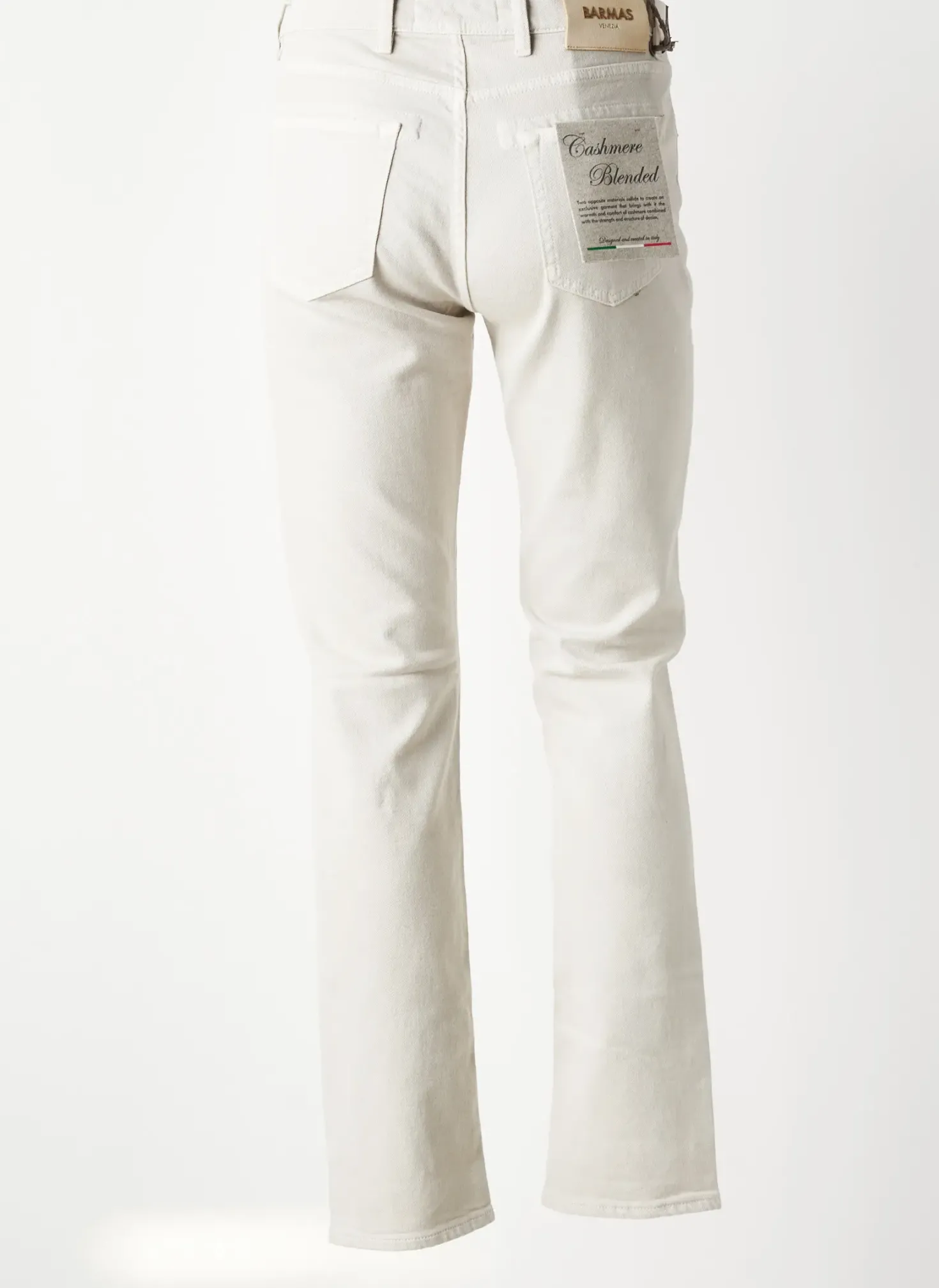 Jeans Coupe Slim Barmas Gris Taille Normale