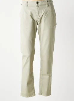 Jeans Coupe Slim Barmas Vert Taille Normale