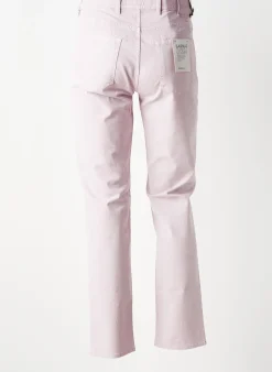Jeans Coupe Slim Barmas Violet Taille Normale