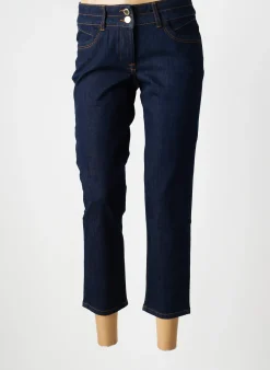Jeans Coupe Slim Betty Barclay Bleu Taille Normale