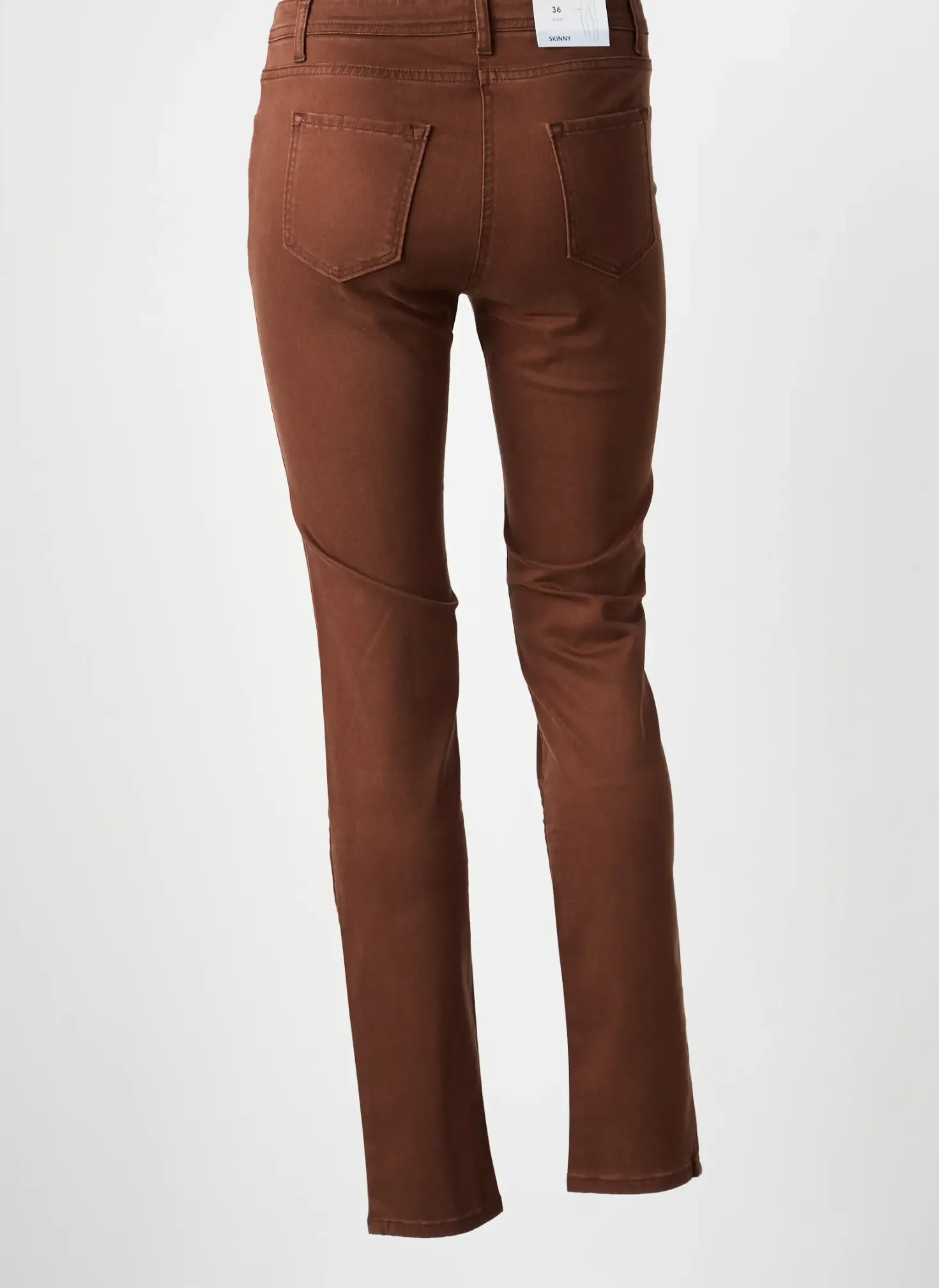Jeans Coupe Slim Betty Barclay Marron Taille Normale