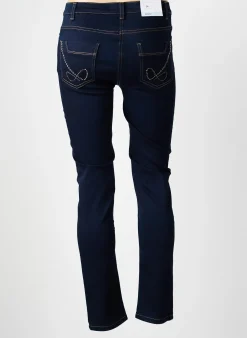 Jeans Coupe Slim Betty Barclay Bleu Taille Normale