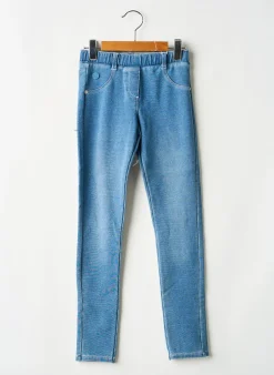 Jeans Coupe Slim Boboli Bleu Taille Élastique