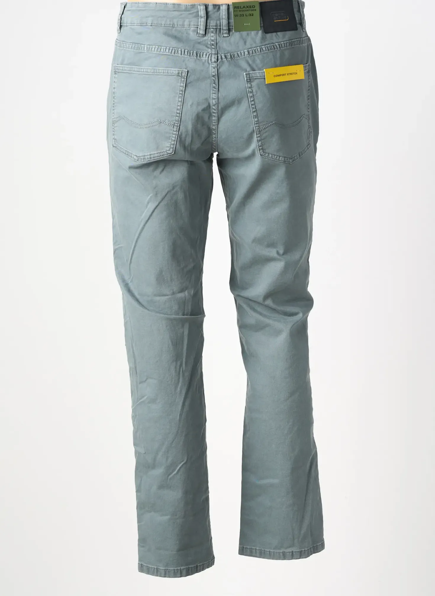 Jeans Coupe Slim Camel Active Gris Taille Normale