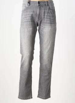 Jeans Coupe Slim Camel Active Gris Taille Normale