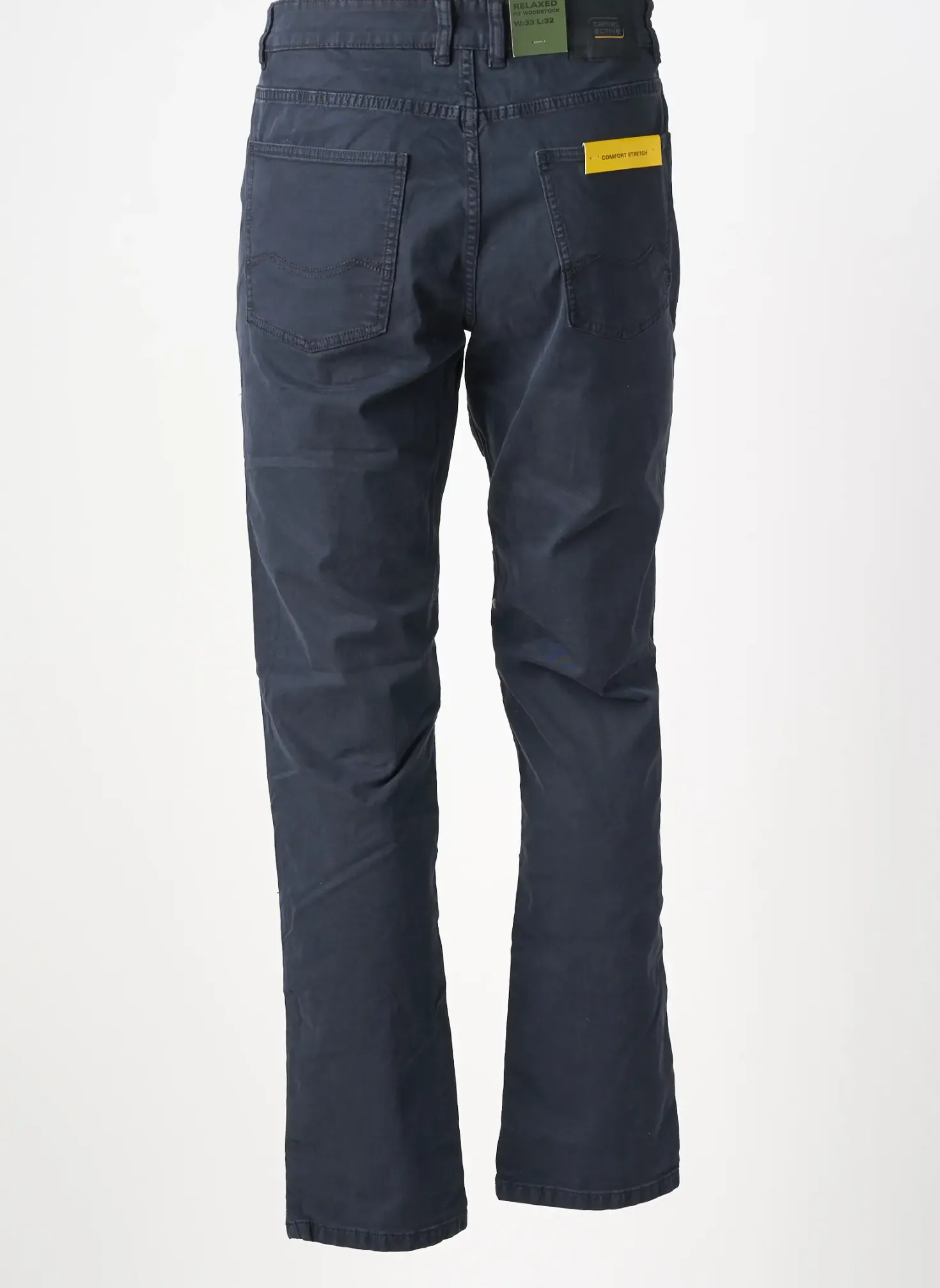 Jeans Coupe Slim Camel Active Noir Taille Normale