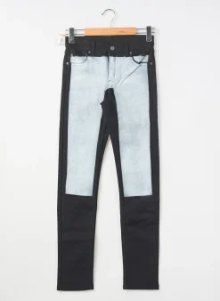 Jeans Coupe Slim Cheap Monday Noir Taille Normale