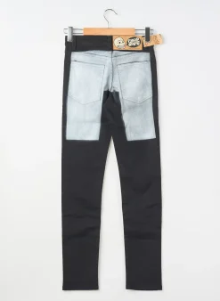 Jeans Coupe Slim Cheap Monday Noir Taille Normale