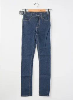 Jeans Coupe Slim Cheap Monday Bleu Taille Normale