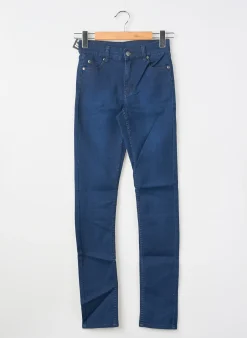Jeans Coupe Slim Cheap Monday Bleu Taille Normale