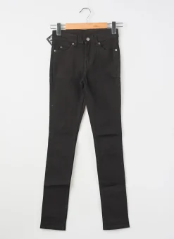 Jeans Coupe Slim Cheap Monday Noir Taille Normale