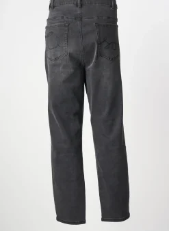 Jeans Coupe Slim Ciso Noir Taille Normale