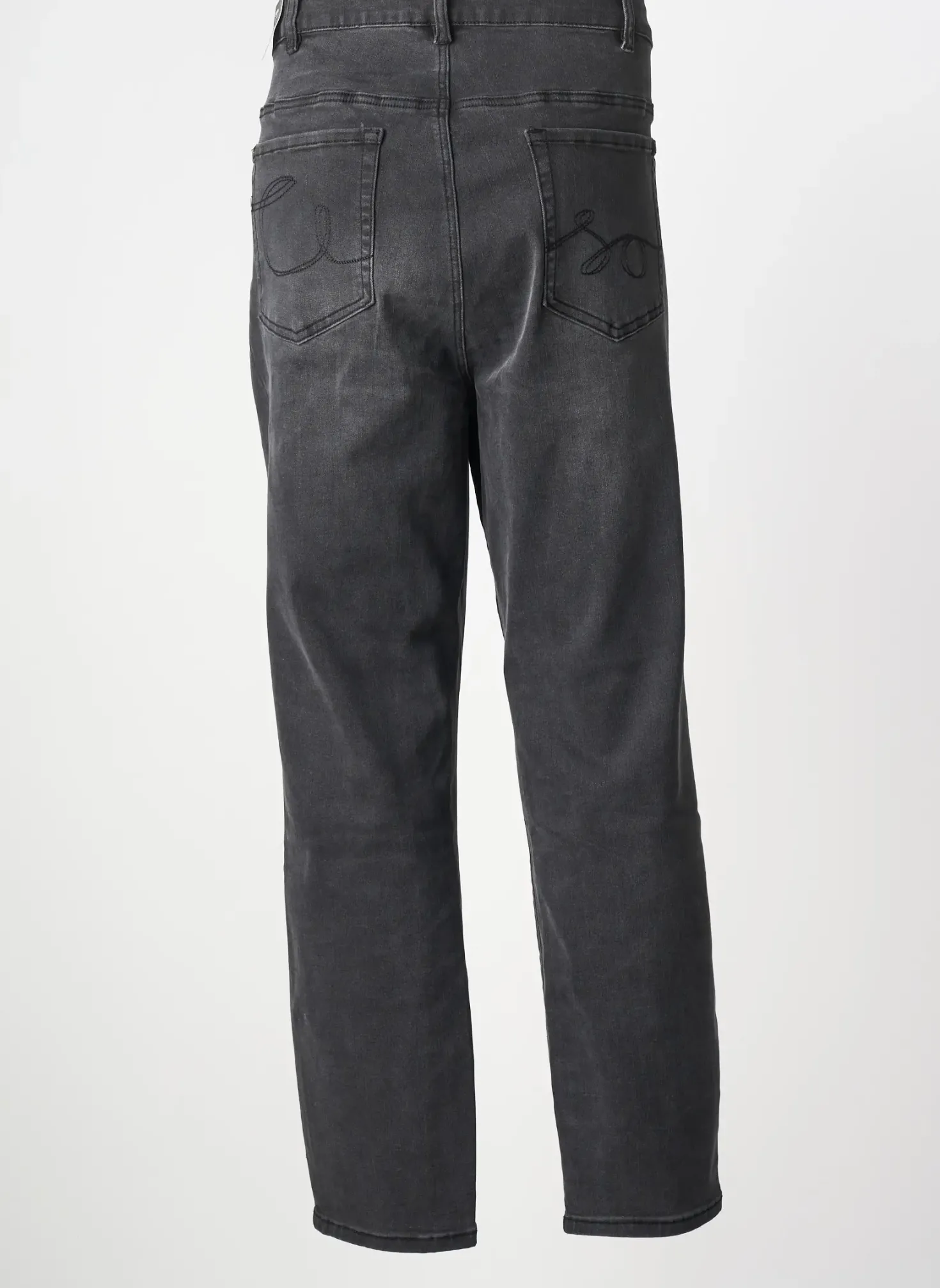 Jeans Coupe Slim Ciso Noir Taille Normale
