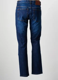 Jeans Coupe Slim Daytona Bleu Fonce Taille Normale